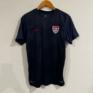 Nike 2014 USA Soccer Team Prematch Training Jersey USMNT Size M Soccer